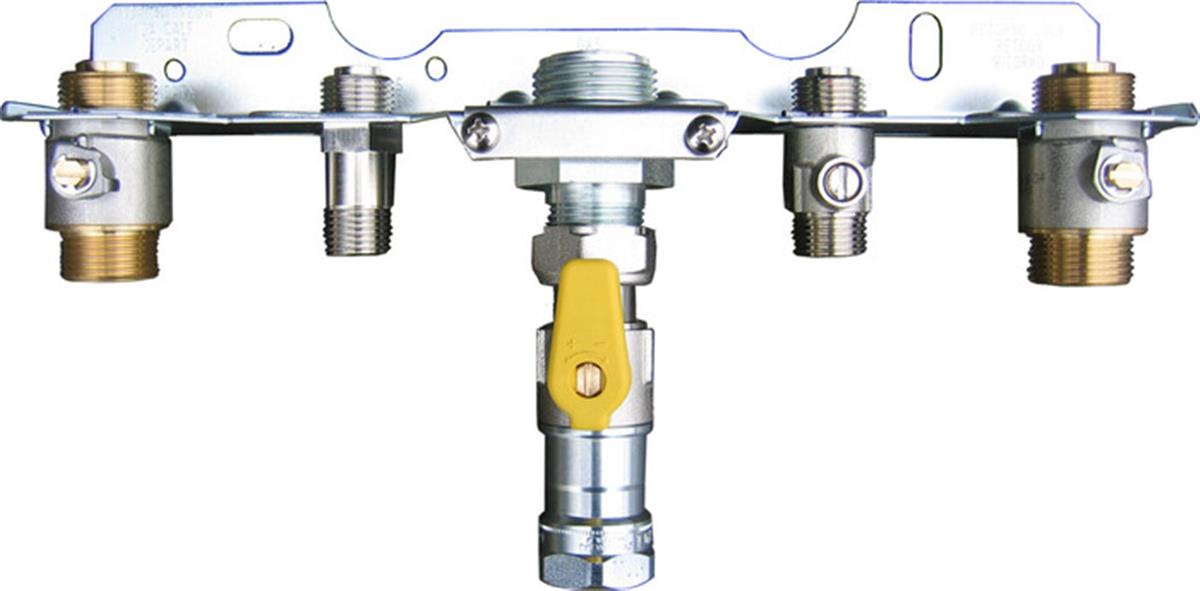 Bosch aansluitset  - Montageplaat - (11/24) gaskr 3/4 ,afsluitkr cv+san cerapur,cerapurComfort-Acu-smart type 997 N. ZWB